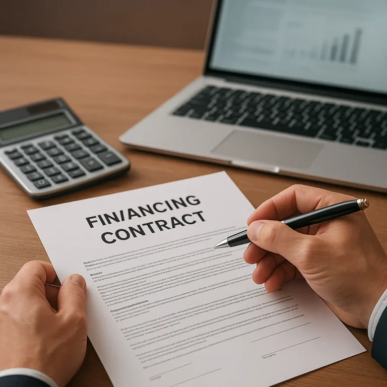 Cláusulas del contrato de financiamiento que debes leer con atención