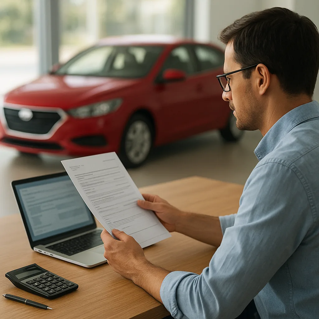 Imagem editorial moderna para financiamiento de auto sin enganche en México
